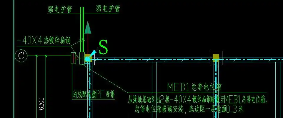 某110kv变电站防雷接地图纸