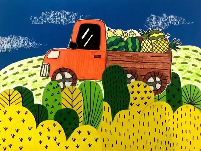 低龄段 幼儿美术综合创意拼贴画#绘画##每日一画#中小学美术超话