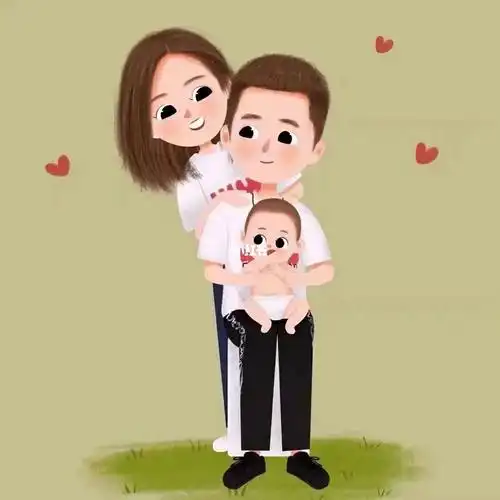 一家三口头像(男孩篇)