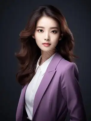 女士女性个人证件照半身照肖像照职业装写真摄影素材