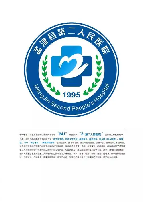 孟津县第二人民医院院徽投票开始啦快来选出你喜爱的logo吧