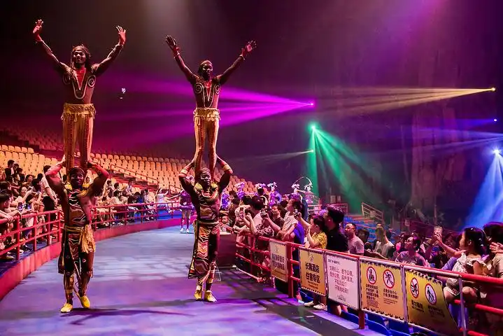当你真的身处这魔幻又刺激的现场一定会为之震撼马戏的表演内容非常