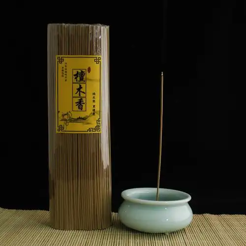 厂家直销 天然檀木香 线香 香插 卧香 香道必备首选焚香27cm