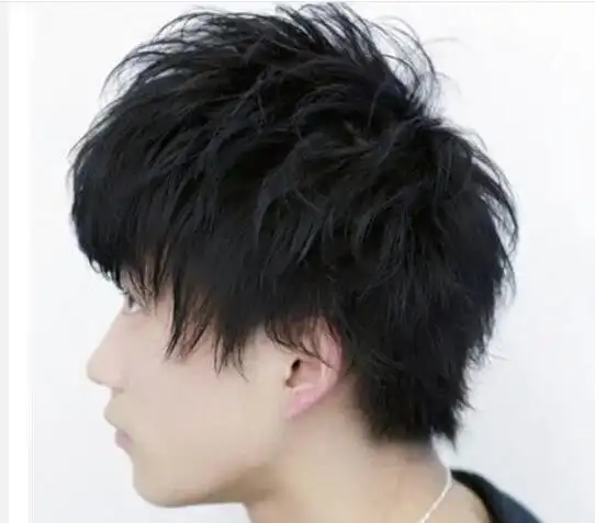 男生毛碎发型