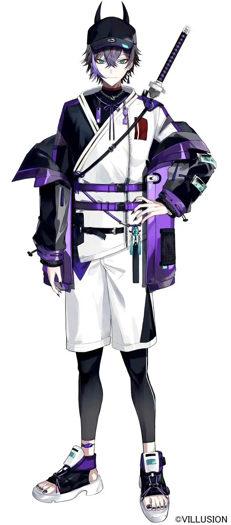 画师kuki8117角色插画欣赏,全是帅气的男主. #动漫# #插画# #二次元