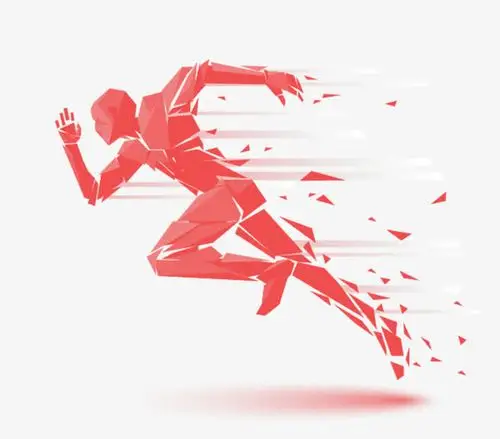 奔跑人物免抠素材免费下载_觅元素51yuansu.com