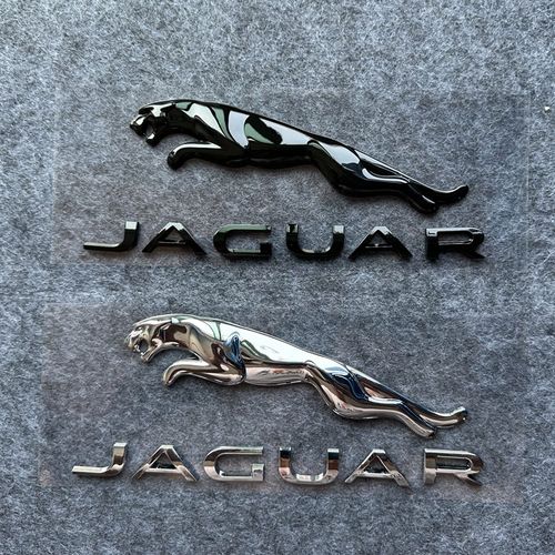 适用于捷豹xf xe fpace后车尾标jaguar英文字标 f-pace改装车标贴