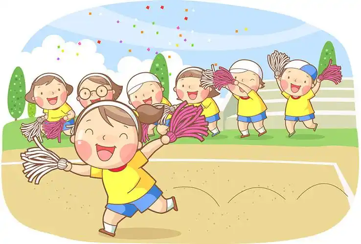 小学运动会矢量图