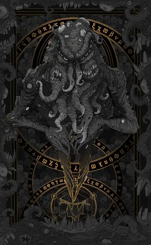 《克苏鲁的呼唤》-插画作品-插画习作-榴莲叔叔-汇漫网(huiman)