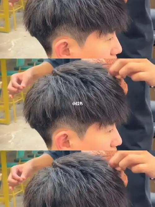 烟花烫_钢夹烫_碎盖_男士烫发_长春攻略_长春男士烫发_潮流_潮流发型