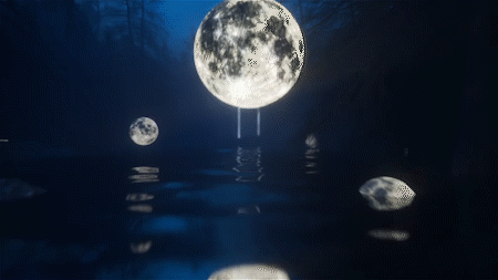 毕业设计c4d动态图像设计 科幻vr短片《穿月》