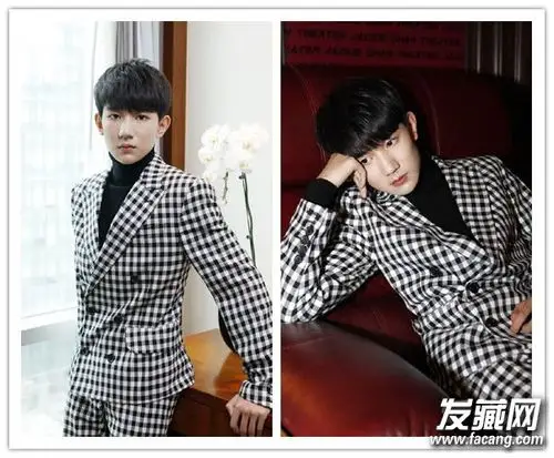 王源女装造型上热搜娃娃系的锅盖头发型