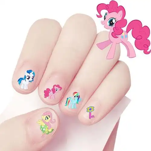 淘宝儿童卡通指甲贴防水无毒美甲