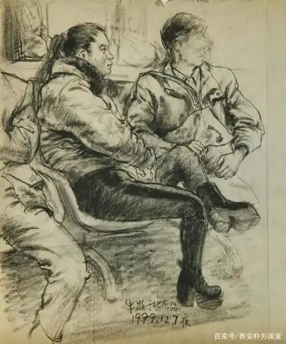 当年中央美术学院附中速写作品留校最多的学生——牛淼