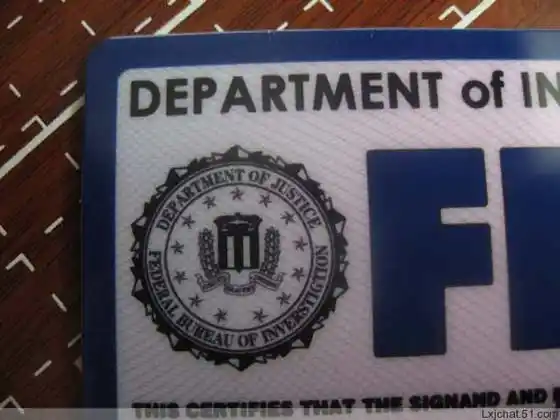fbi证件夹 fbi胸卡(横款)