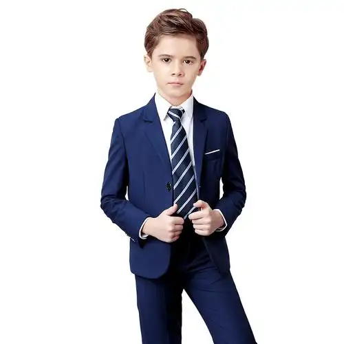 英伦套装花童礼服主持人男孩钢琴演出男童帅气小西服罗蒙儿童西装