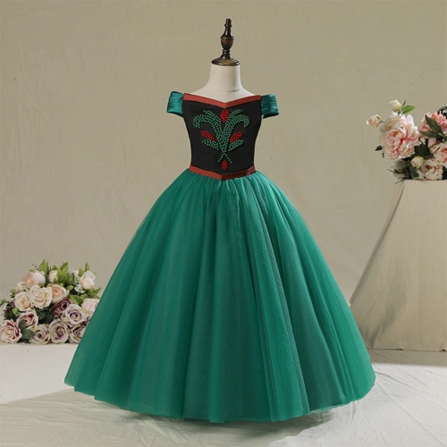 白雪公主裙女童冰雪奇缘服装艾莎爱莎连衣裙儿童灰姑娘苏菲亚裙子视频