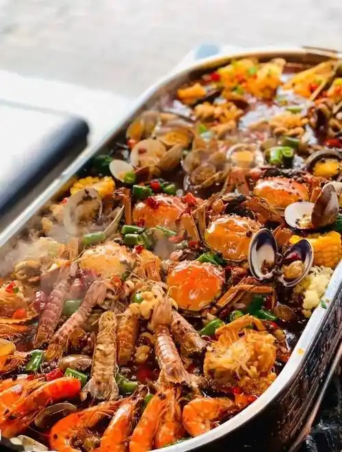 79元享意姐海鲜海陆空套餐!99元享意姐海鲜鱼拼_鲍