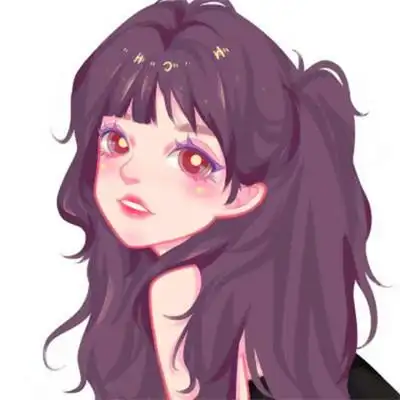 简约干净的手绘头像女生图片大全