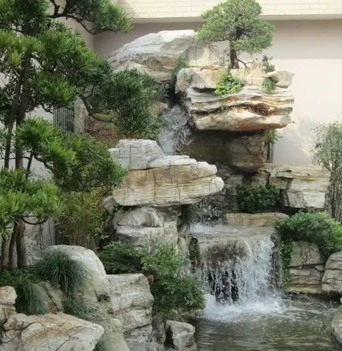 庭院假山石景如何做学会这5点磊上几块山石让庭院美妙绝伦