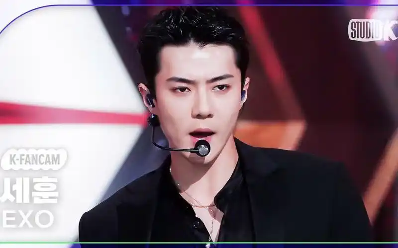 exo cream soda 打歌舞台 吴世勋直拍