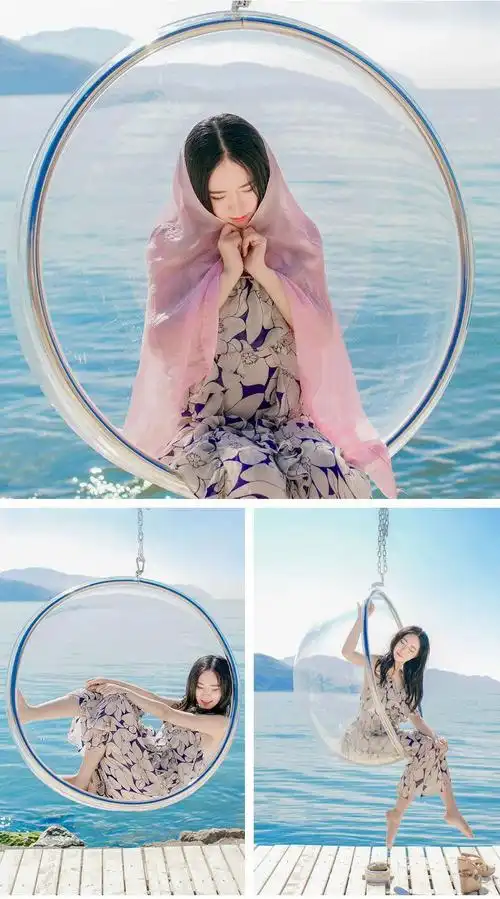 卡庭森(katingsen) 透明泡泡椅网红玻璃球室内吊椅吊篮吊球太空椅北欧