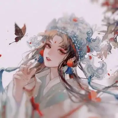 女生古风动漫头像清冷唯美