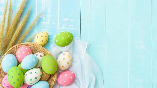 2021漂亮复活节彩蛋,节日合集-回车桌面