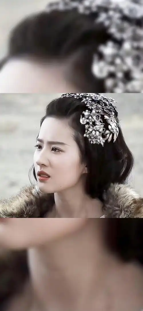 刘亦菲饰演的虞姬冷艳感十足,怎能令项羽不心动