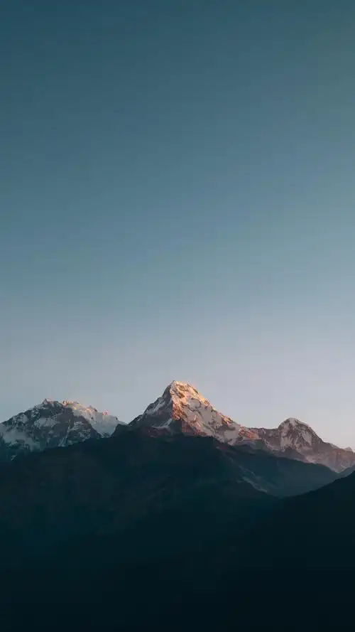 天空山峰4k手机壁纸