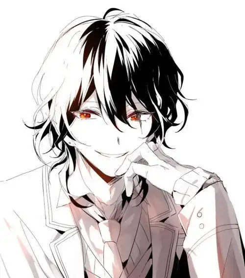 二次元少年头像冷酷猫耳