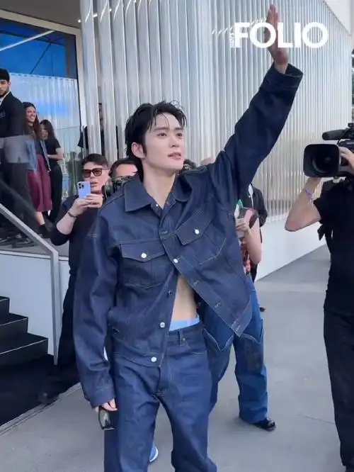 郑在玹米兰时装周##prada米兰男装秀