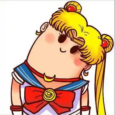 卡通一左一右歪脖子伴侣头像