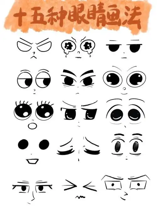 眼睛怎么画简笔画