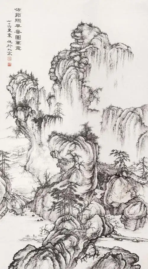 【早春图 立轴 水墨纸本】拍卖品_图片_价格_鉴赏_绘画_雅昌艺术品拍