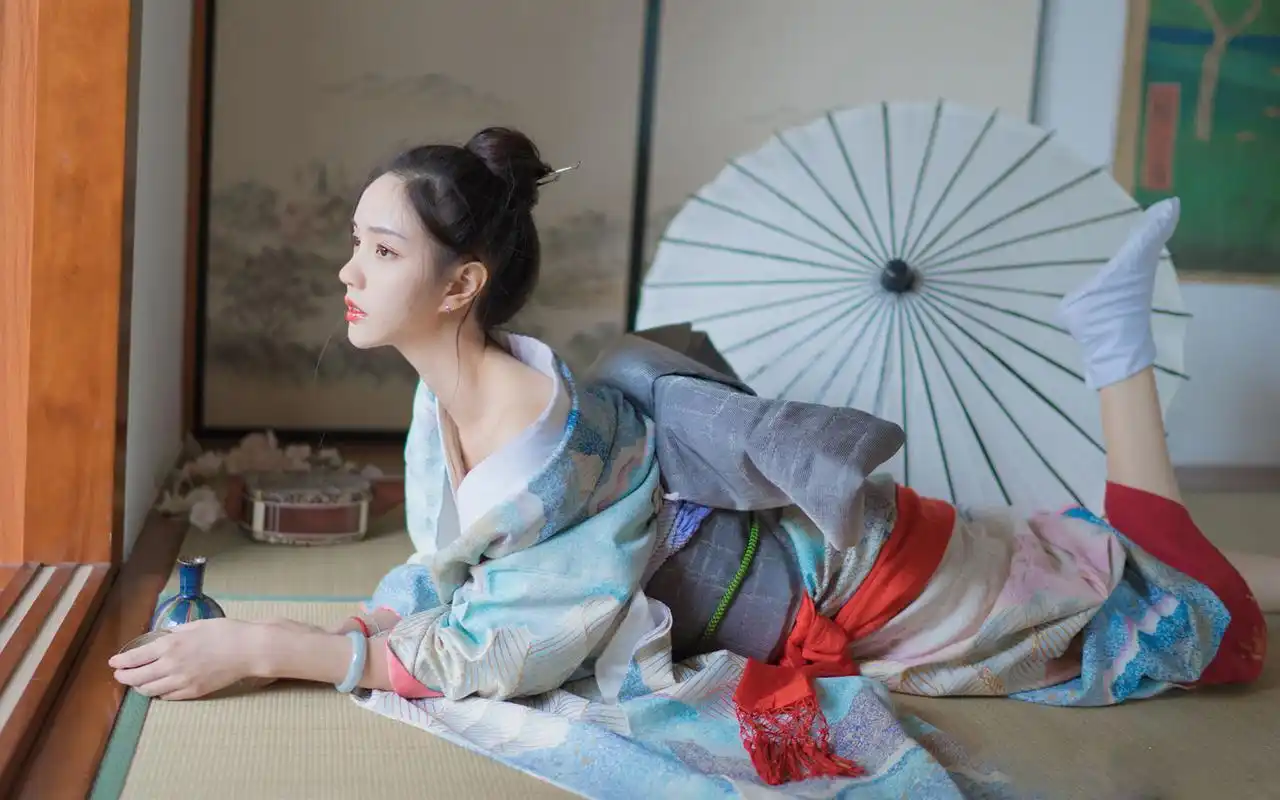 性感日系和服美女写真图片壁纸(5/11)