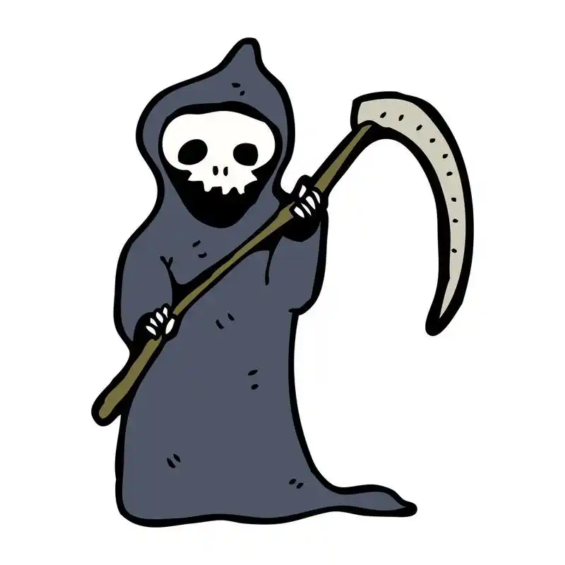 卡通的死亡与大镰刀