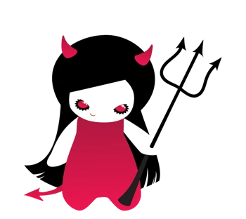 矢量黑色叉子素材