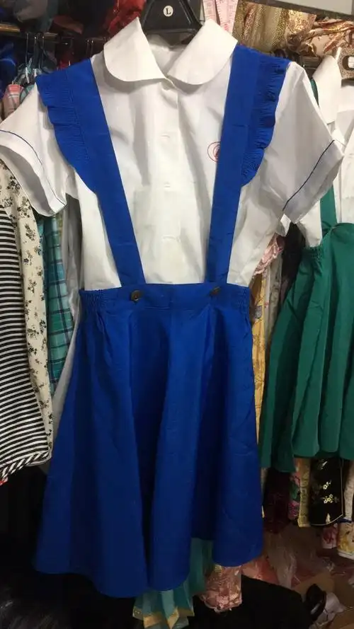 儿童校服-女,蓝色