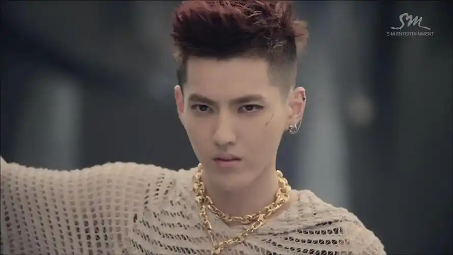 exo狼与美女图片