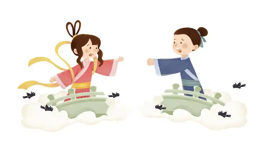 牛郎织女难相会 br>牛郎织女的故事作为民间四大传说之一,在中国可谓