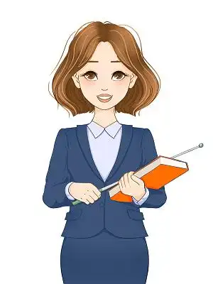 彩色手绘卡通老师教师节人物教师节矢量元素png素材