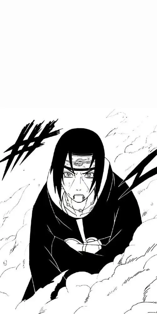 宇智波鼬黑白背景图_腾讯新闻