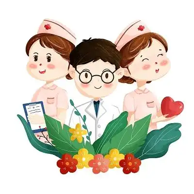 护士动态护士进修汇报护士卡通卡通世界卫生日医疗元素医护人员医生