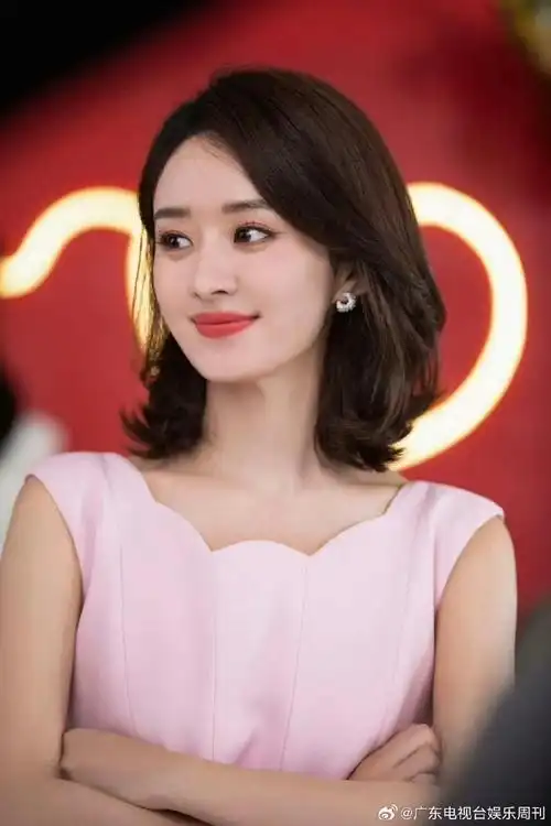 赵丽颖短发进组