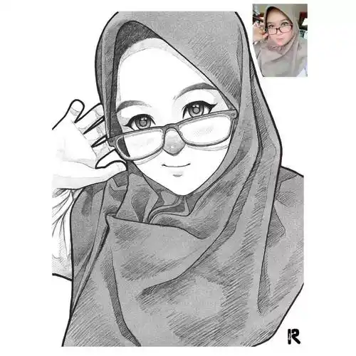 人物_素描_插画