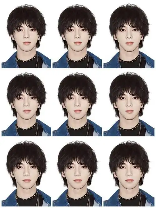 200807帅哥的证件照必须人手一份华晨宇你帅skr人啦