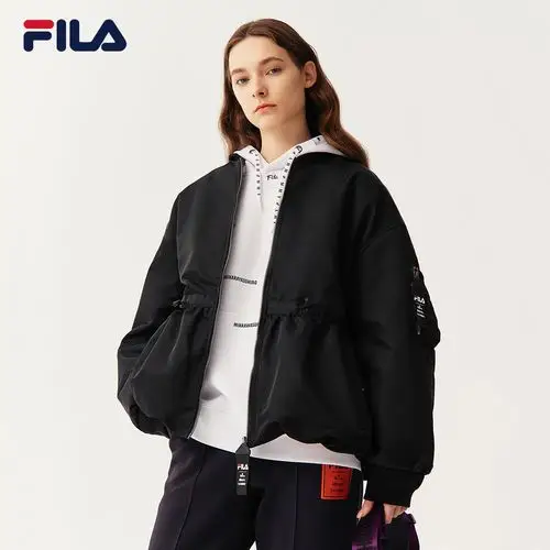 fila x mihara 斐乐女士运动外套2021春季新款联名潮流宽松外套