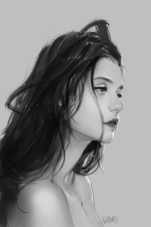 侧脸|插画|商业插画|peter肖吉 - 原创作品 - 站酷 (zcool)