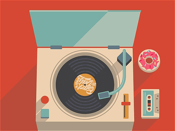 卡通打碟手掌音乐gif动图_动态图_表情包下载_soogif